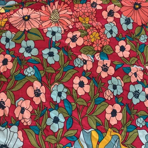 NWT Natural Life red/blue floral sundress/minidress - Picture 4 of 7